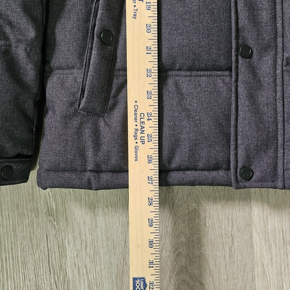 Levi's Midweight Puffer Jacket Small Charcoal Bla… - image 6